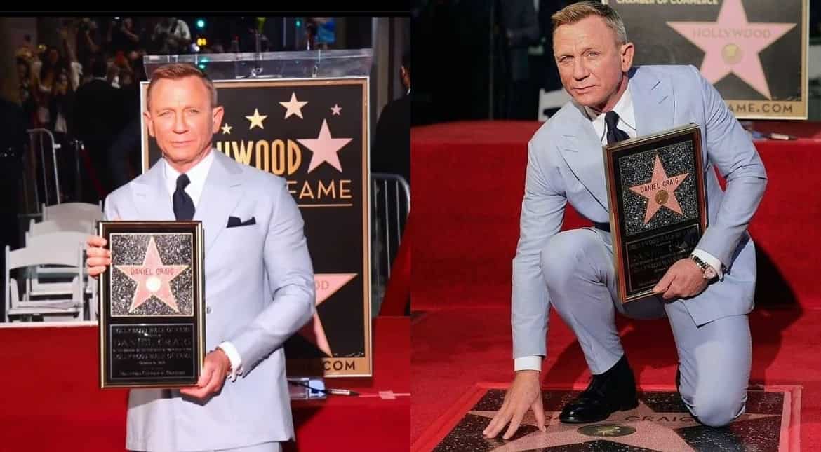Daniel Craig unveils his Hollywood Walk of Fame star as No Time To Die wins hearts