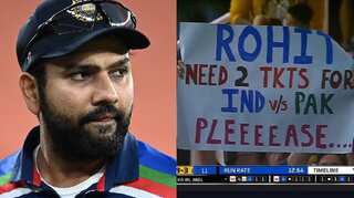 Fan requests Rohit Sharma to arrange tickets for India-Pakistan T20 WC clash during IPL 2021, pic goes viral