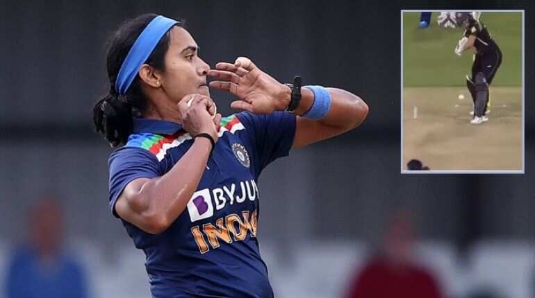 Watch: Wasim Jaffer hails Shikha Pandey's stunning delivery, calls it 'ball of the century' in women's cricket Watch: Wasim Jaffer hails Shikha Pandey's stunning delivery, calls it 'ball of the century' in women's cricket