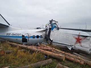 Russian plane crashes in Tatarstan; 15 killed