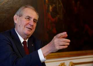 Czech President Zeman taken to hospital at key post-election time
