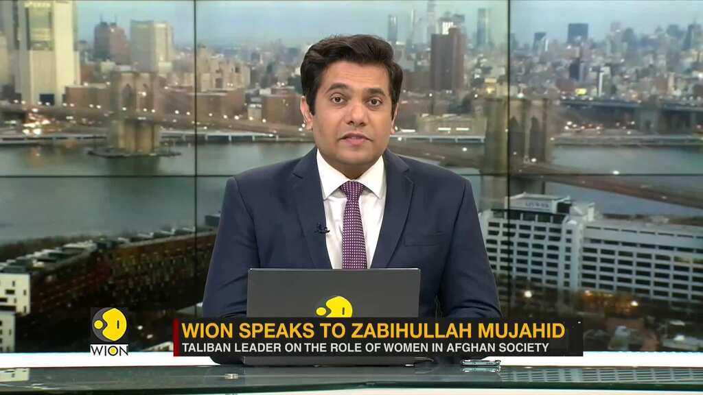 WION speaks to Zabiullah Mujahid Chief spokesperson & Deputy Information Minister of Taliban