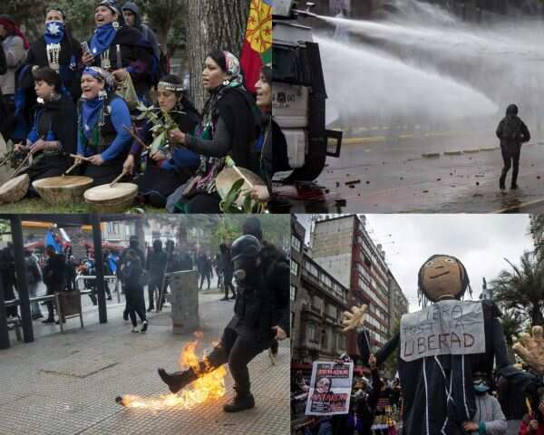 1 dead, 17 hurt in Chile as police clash with indigenous protesters