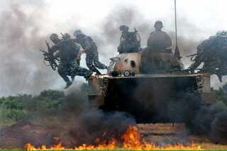 Chinese military conducts beach landing drills near Taiwan