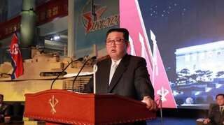 North Korea's Kim Jong Un blames US for regional tensions, defends weapons buildup