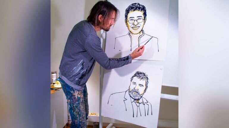 Twitter erupts as Nobel Prize authorities reveal artist behind laureates’ illustrations