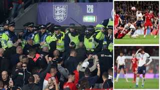 Watch: FIFA condemns 'abhorrent' violence as Hungary fans attack police inside Wembley Stadium