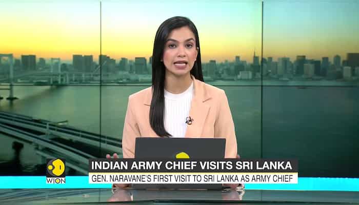 Indian army chief general M.M. Naravane meets Sri Lanka's top military leadership