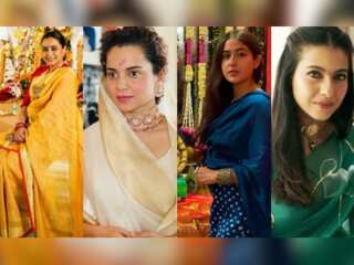 Kajol to Kangana Ranaut: Celeb approved looks to up your festive fashion game
