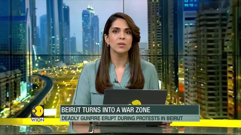 Lebanon: Gunshots were fired at protestors near justice palace