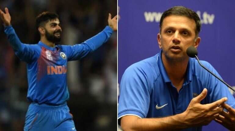 Virat Kohli reacts as Rahul Dravid reportedly set to succeed Ravi Shastri as India's head coach