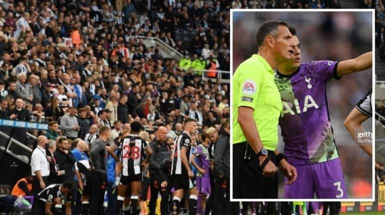 Newcastle vs Tottenham clash halted after fan collapses, Spurs stars hailed for alerting referee quickly Newcastle vs Tottenham clash halted after fan collapses, Spurs stars hailed for alerting referee quickly