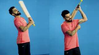 Virat Kohli hilariously mimics Shikhar Dhawan's batting style, video goes viral - WATCH