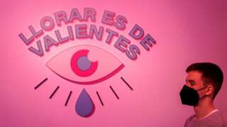 'Enter and cry': Spain's crying room aims to break stigma attached to crying and mental health problems