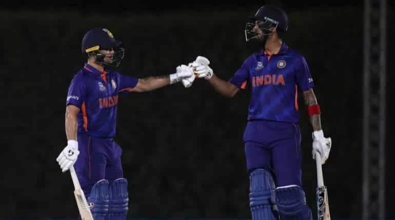 T20 WC warm-up match: KL Rahul and Ishan Kishan's half-centuries help India defeat England by 7 wickets T20 WC warm-up match: KL Rahul and Ishan Kishan's half-centuries help India defeat England by 7 wickets
