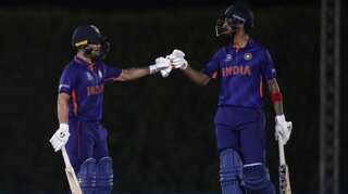 T20 WC warm-up match: KL Rahul and Ishan Kishan's half-centuries help India defeat England by 7 wickets