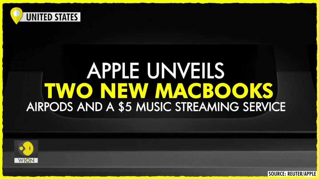 Apple unveils two new MacBook Pro laptops, AirPods and a music streaming service