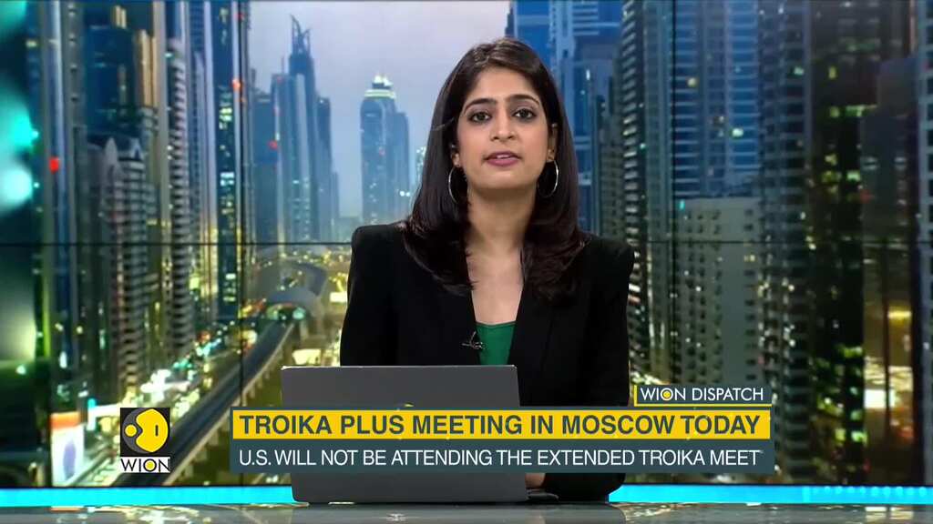 Troika plus meeting in Moscow today, United States can't confirm participation