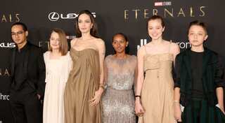 All grown up! Angelina Jolie attends 'Eternals' premiere with her five kids