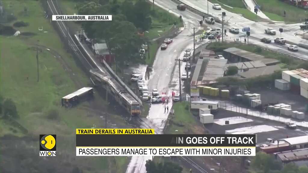 Passenger train derails in Australia. Driver, others suffer minor injuries