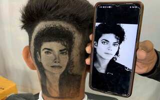 Indian barber siblings turn heads into canvasses by giving unusual haircuts