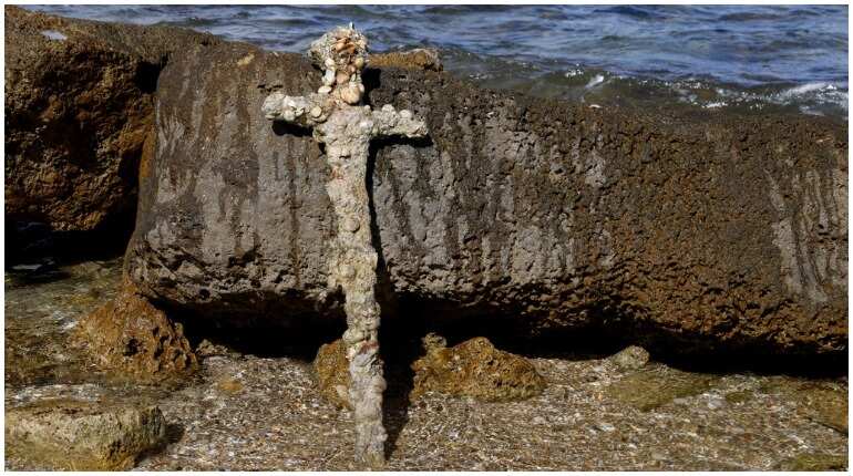Diver finds 900-year-old crusader sword off Israel coast