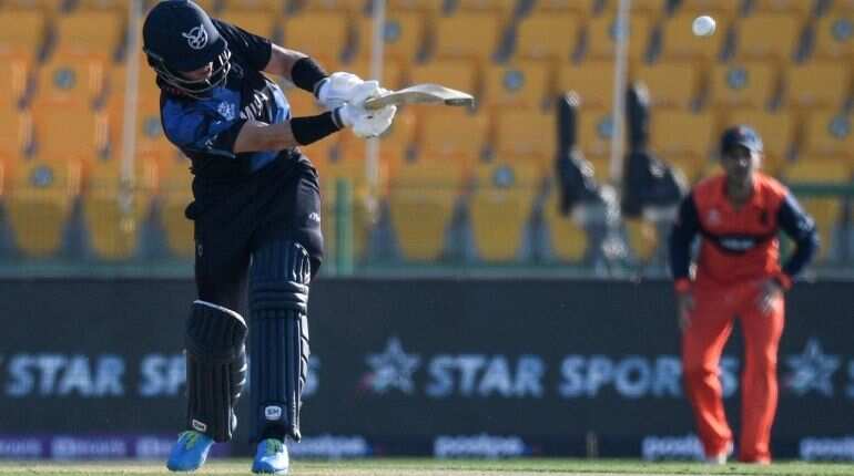 T20 WC: Former South Africa batter David Wiese's 66 helps Namibia stun Netherlands by 6 wickets T20 WC: Former South Africa batter David Wiese's 66 helps Namibia stun Netherlands by 6 wickets
