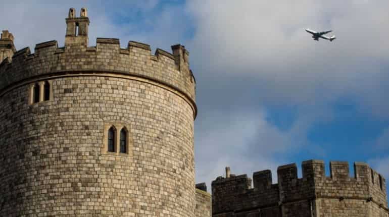 Airplane drops human excrement on man standing in his garden near Windsor Castle Airplane drops human excrement on man standing in his garden near Windsor Castle