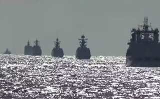 Russian, Chinese warships hold first joint patrols in the Pacific