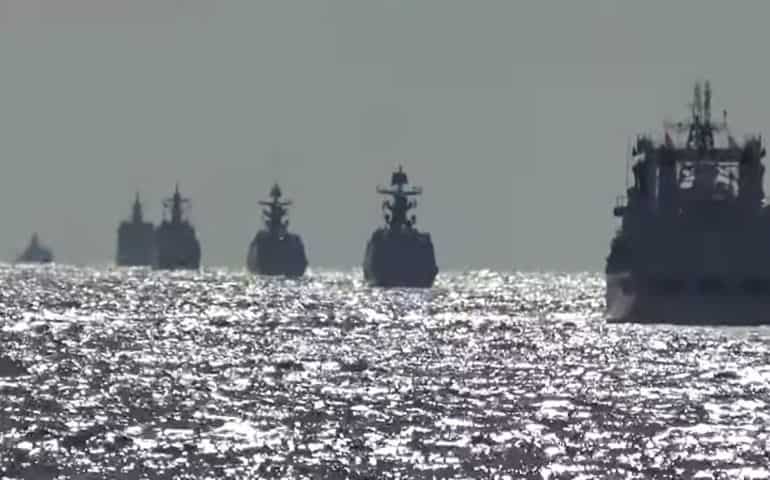 Russian, Chinese warships hold first joint patrols in the Pacific