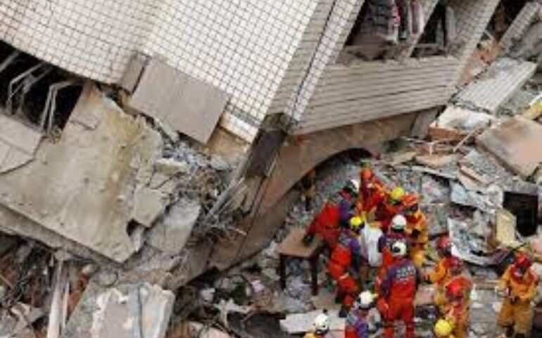Strong earthquake strikes northern Taiwan