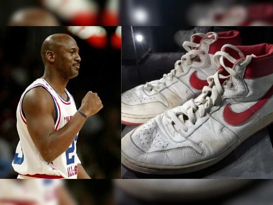 Michael Jordan sneakers sell for nearly $1.5 million, an auction record