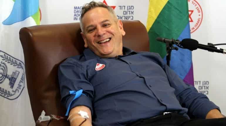 Health minister donates blood after Israel removes discriminatory curbs on gay men Health minister donates blood after Israel removes discriminatory curbs on gay men