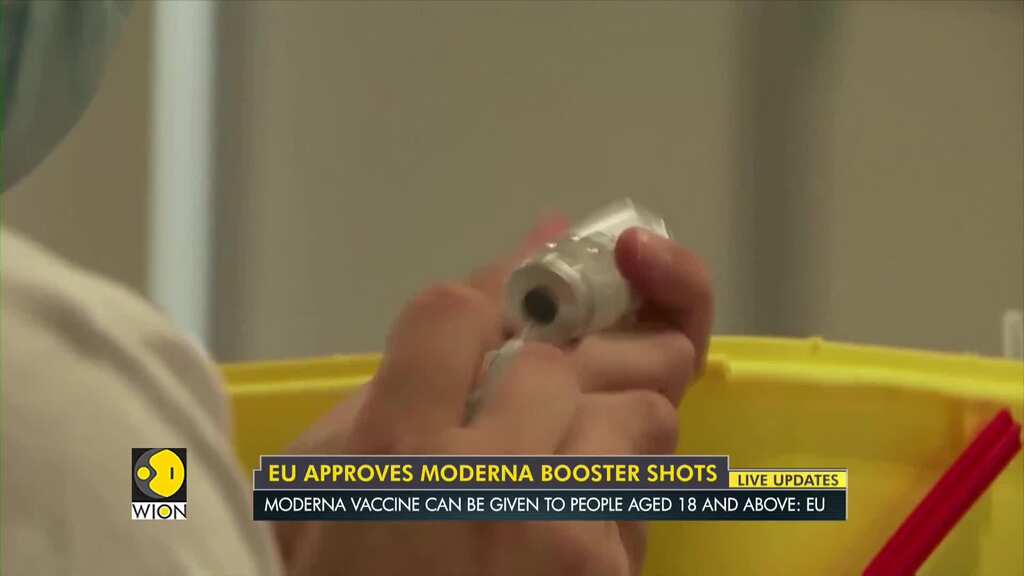 EU medicines agency approves Moderna's booster shot for people aged 18 and above