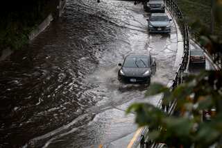 Heavy rain soaks New York as nor’easter pounds the region