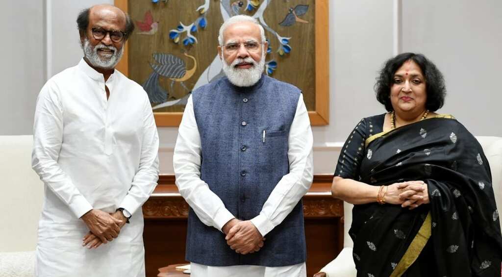 Rajinikanth meets PM Narendra Modi, President Ram Nath Kovind