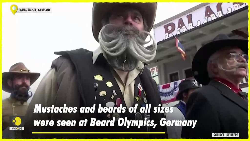 Beard Olympics and moustache championship takes place in Germany