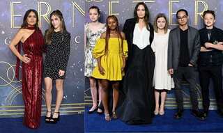 Marvel-ous! Angelina Jolie, Salma Hayak bring kids to London premiere of 'Eternals'