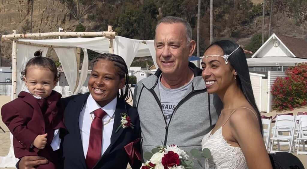 Tom Hanks crashes a wedding, his second in five years!