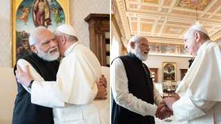 At historic meeting, PM Modi invites Pope Francis to visit India