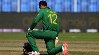 WATCH: United against racism! Quinton de Kock joins SA teammates in taking a knee ahead of Sri Lanka clash