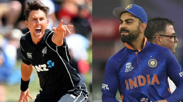 Virat Kohli responds after Trent Boult says he will look to emulate Shaheen Afridi's heroics against India Virat Kohli responds after Trent Boult says he will look to emulate Shaheen Afridi's heroics against India