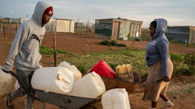 A South African town lacks water and electricity. But Mayors? It has two.
