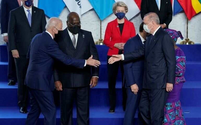 Biden to talk to Turkey's Erdogan over threat to expel western nations' envoys