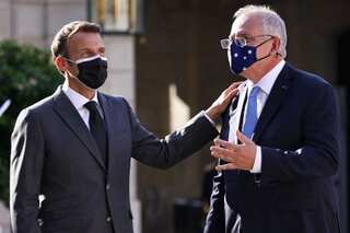 'We didn't deface the Eiffel Tower': Australian deputy prime minister hits out at France in submarine row