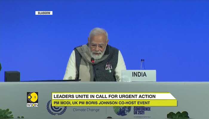 Climate change is a massive threat to the world, says Indian PM Modi at COP26 Summit