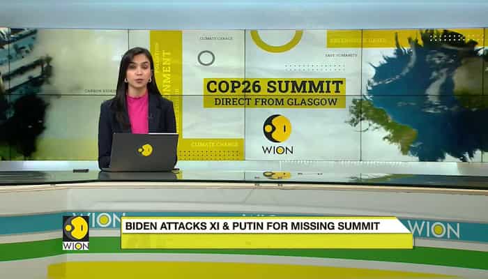 US President Biden criticises China and Russia for missing COP26 Climate Summit