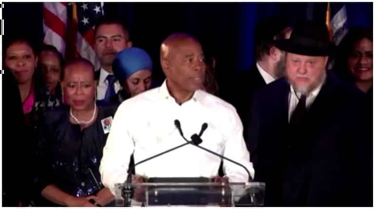 Eric Adams becomes second African-American to become New York mayor Eric Adams becomes second African-American to become New York mayor