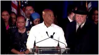 Eric Adams becomes second African-American to become New York mayor
