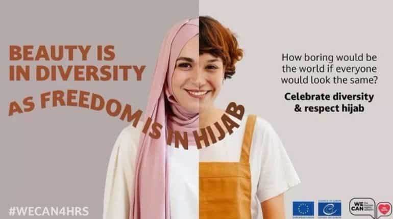 Pro-hijab ad campaign by the Council of Europe dropped after outcry in France